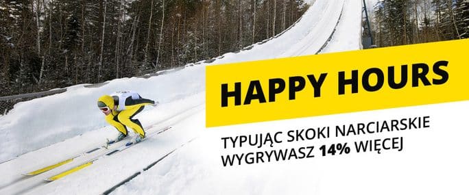Fortuna sponsorem skoków narciarskich Promocja Happy Hours na skoki narciarskie od Fortuny
