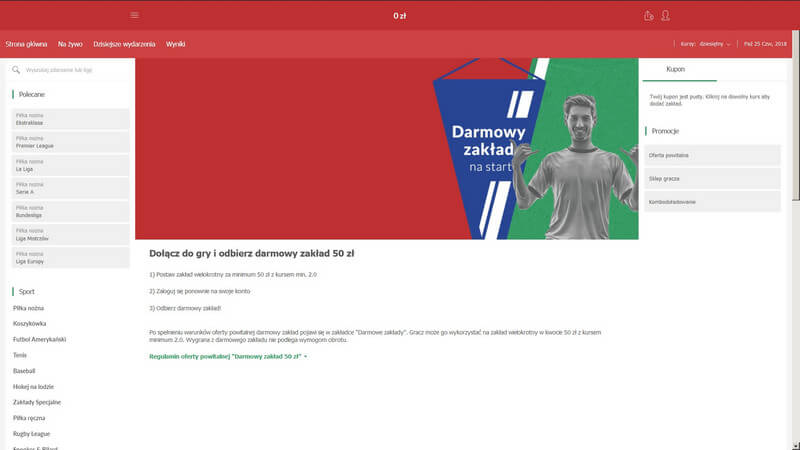Nasza Recenzja legalnego bukmachera PZBuk Informacje, opinie i oferta pzbuk3