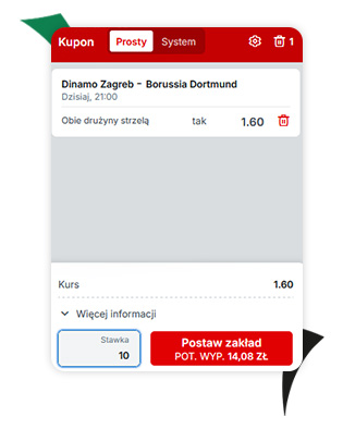 Dinamo - Borussia BTTS