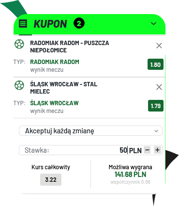 totalbet kupon AKO Ekstraklasa